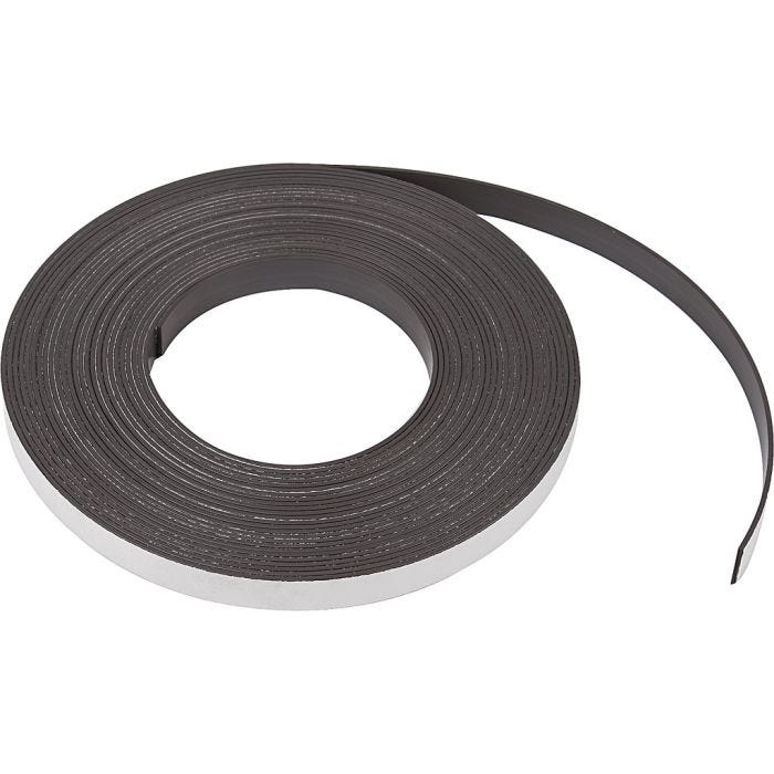 Magnetband, B: 12,5 mm, tjocklek 1,5 mm, 10m/ 1 förp.