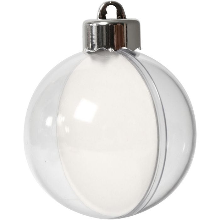 Deko-kula, Dia. 6 cm, transparent, 8 st./ 1 förp.