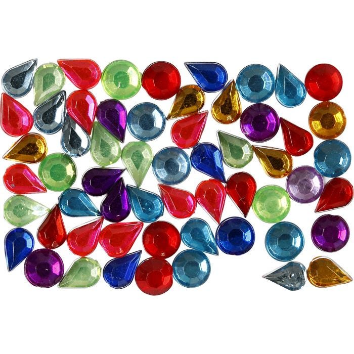 Rhinestones, stl. 5 mm, 15 g/ 1 förp.