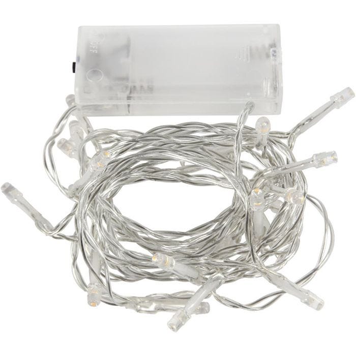LED Ljusslinga, L: 3,15 M, transparent, 1 st.