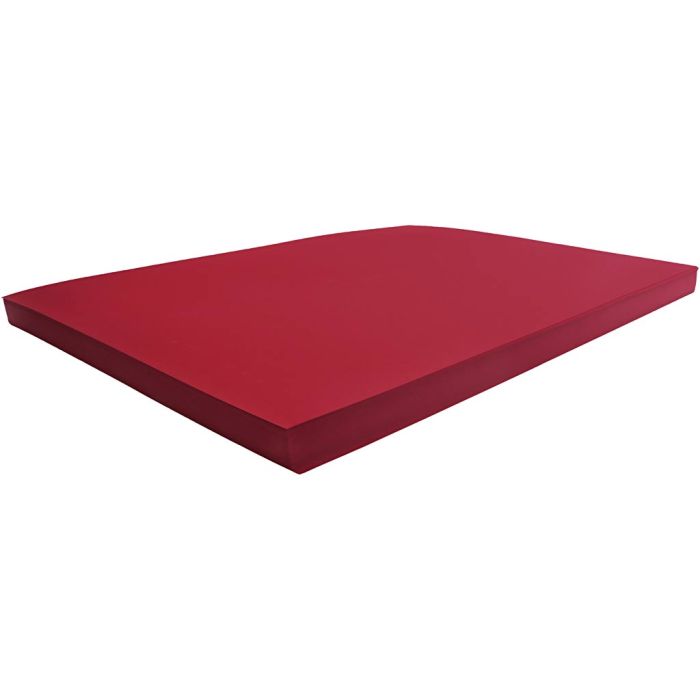 Kartong, ark 50x70 cm, 270 g, julröd, 100 ark/ 1 förp.