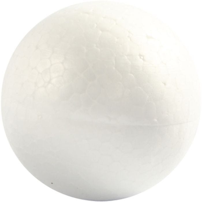 Kulor, Dia. 5 cm, vit, 5 st./ 1 förp.