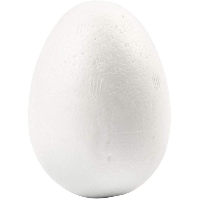 Ägg, H: 6 cm, vit