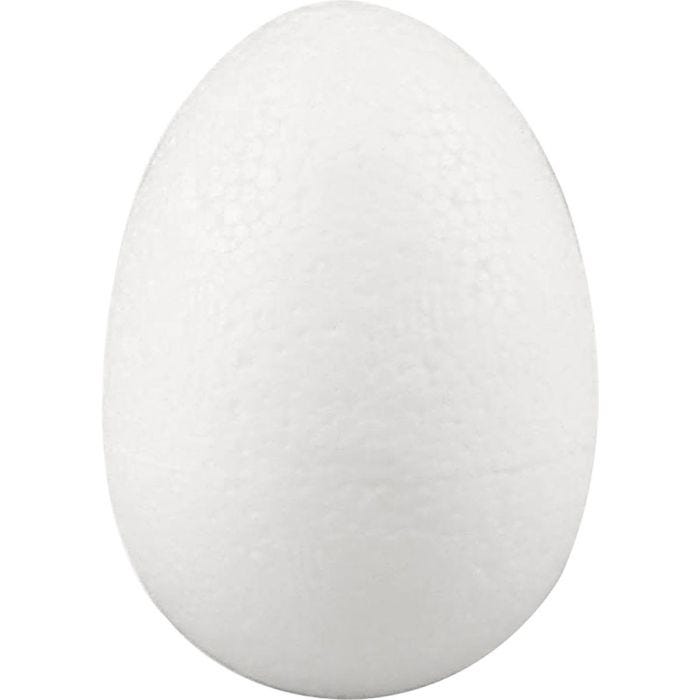 Ägg, H: 7 cm, vit, 50 st./ 1 förp.