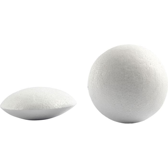 Ufon, Dia. 7,5 cm, tjocklek 31 mm, vit, 10 st./ 1 förp.