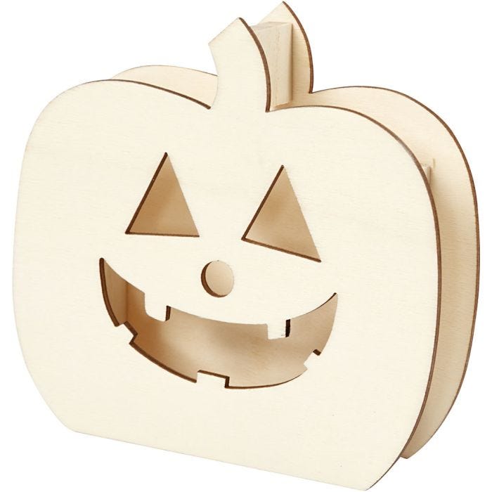 Halloweenfigur, Pumpahuvud, H: 13 cm, D: 3 cm, B: 13,5 cm, 1 st.