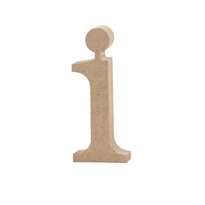 Bokstav, i, H: 10,5 cm, tjocklek 2 cm, 1 st.