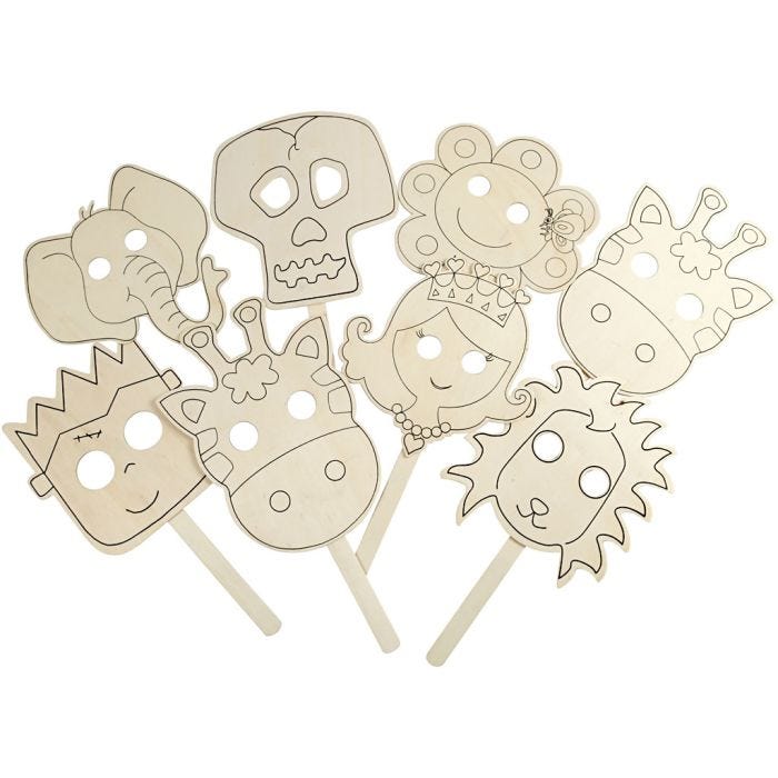 Masker, L: 35 cm, B: 22 cm, tjocklek 2 mm, 16 st./ 1 förp.