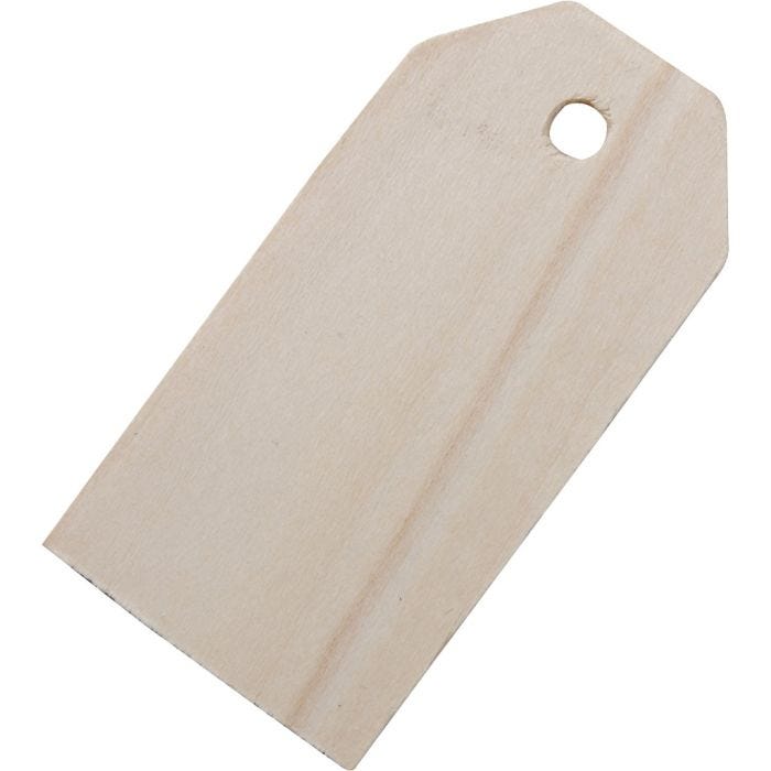 Manillamärken, stl. 30x60 mm, 10 st./ 1 förp.