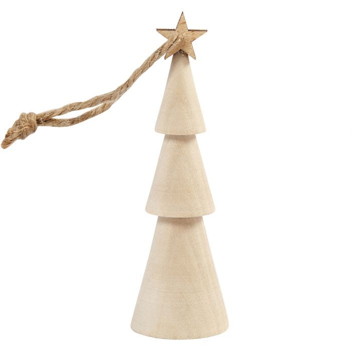 Julgran, H: 9 cm, 1 st.