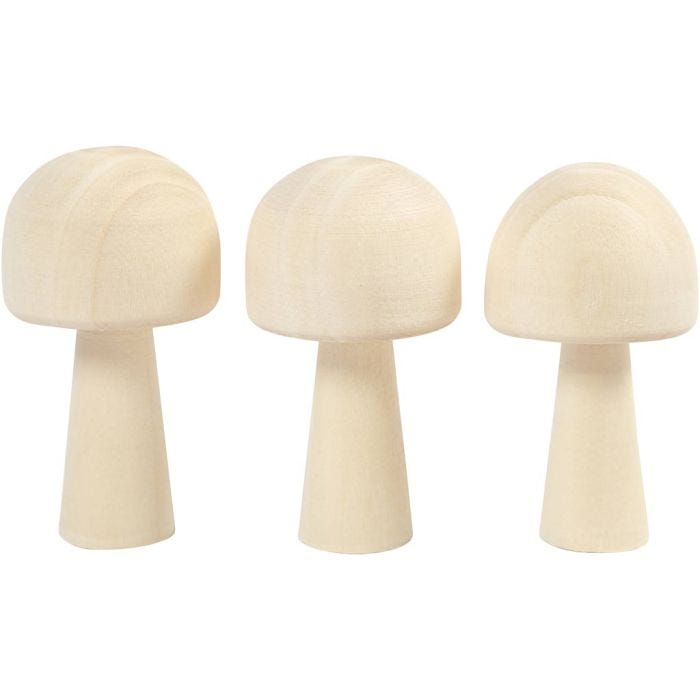 Svamp, H: 5,2 cm, Dia. 2,9 cm, 3 st./ 1 förp.