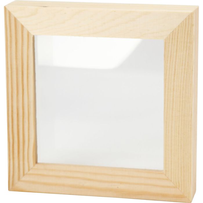3D ram, D: 2,5 cm, stl. 12,3x12,3 cm, 1 st.