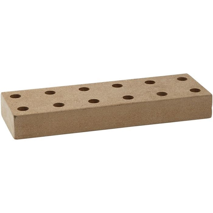 Tuschhållare till Berol, stl. 20x6,5x2,5 cm, Hålstl. 11 mm, 1 st.