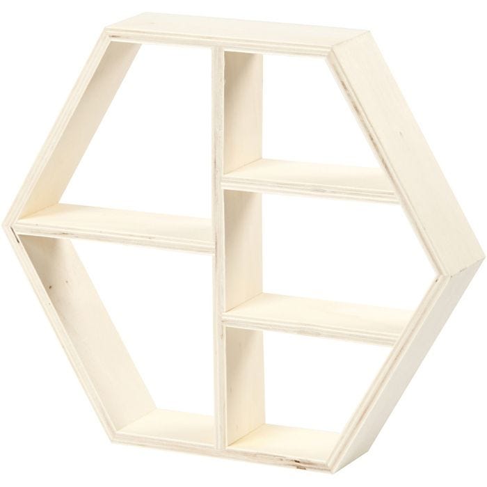 Förvaringshylla, H: 25 cm, D: 5 cm, B: 28,5 cm, 1 st.
