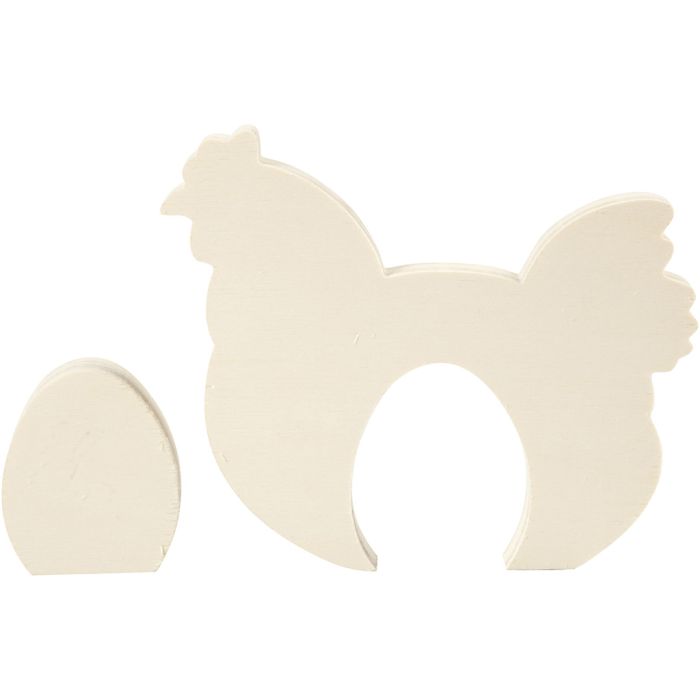 2i1 figur, H: 7,5+16 cm, B: 6,3+19,5 cm, tjocklek 2 cm, 1 set