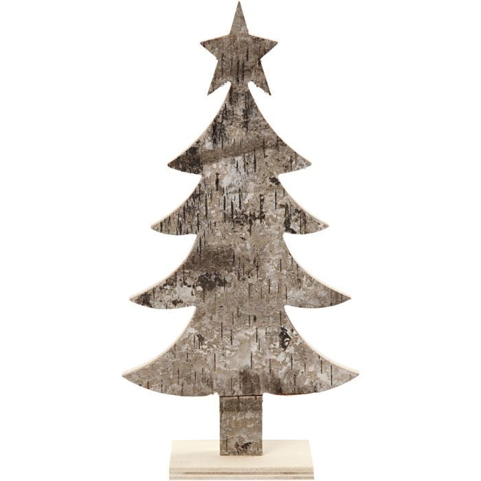 Julgran, H: 26 cm, B: 13 cm, 1 st.