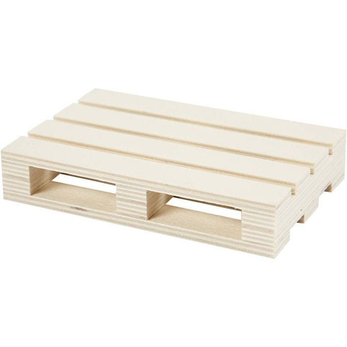 Minipall, H: 2,5 cm, L: 12 cm, B: 8 cm, 1 st.