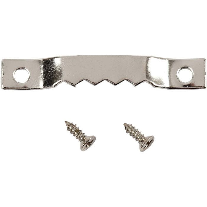 Beslag, stl. 5x40 mm, silver, 10 st./ 1 förp.