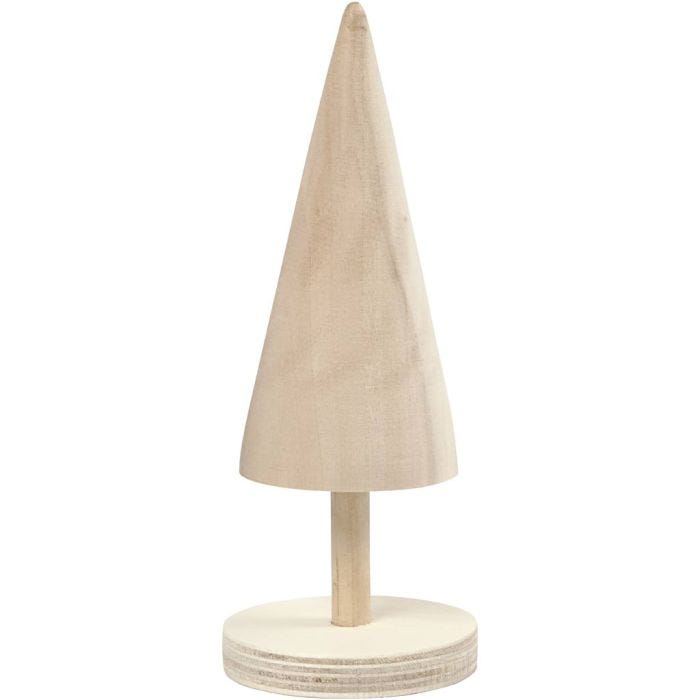 Julgran, H: 15,5 cm, Dia. 5 cm, 1 st.