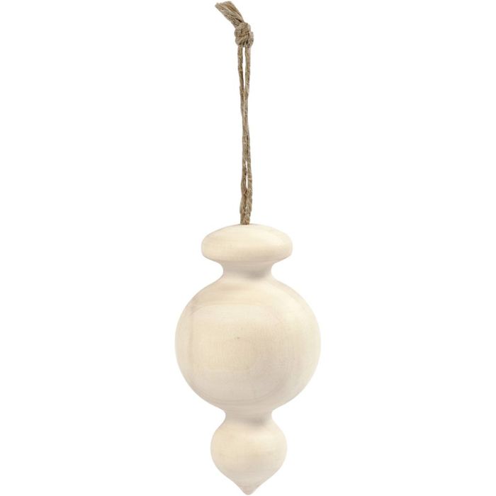Droppe, H: 7,5 cm, Dia. 4 cm, 1 st.