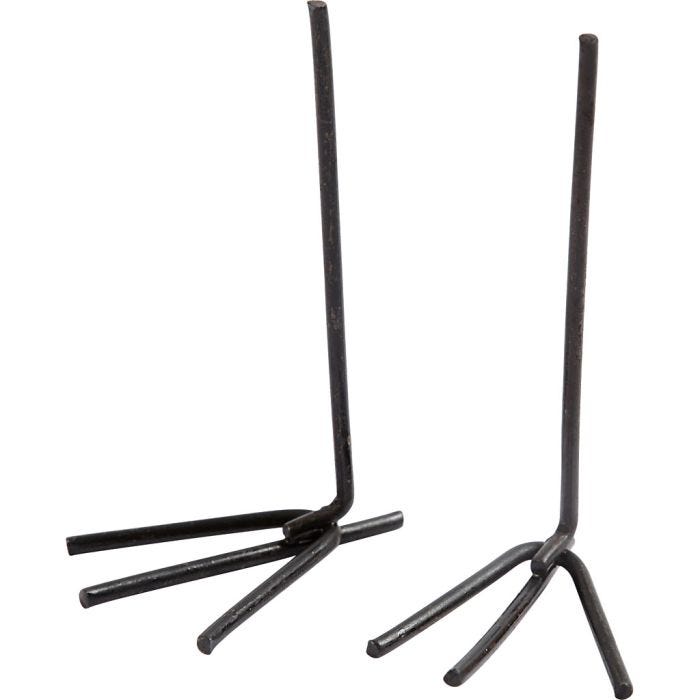 Fågel-/Kycklingfötter, H: 5 cm, B: 2 cm, svart, 10 par/ 1 förp.