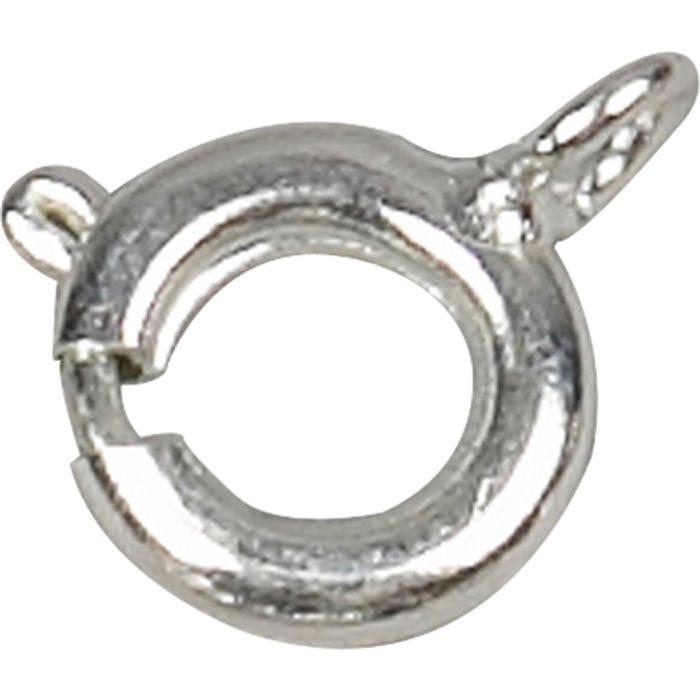 Fjäderlås, Dia. 7 mm, silver, 10 st./ 1 förp.