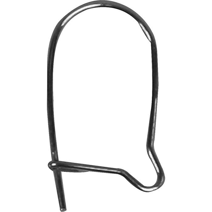 Öronkrokar, L: 15 mm, försilvrad, 10 st./ 1 förp.