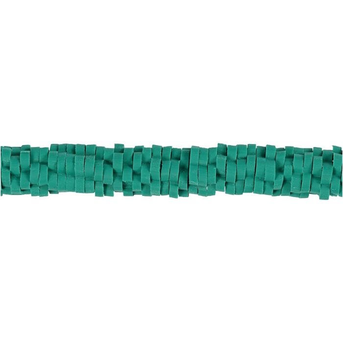 Lerpärlor, Dia. 5-6 mm, Hålstl. 2 mm, turkos, 145 st./ 1 förp.