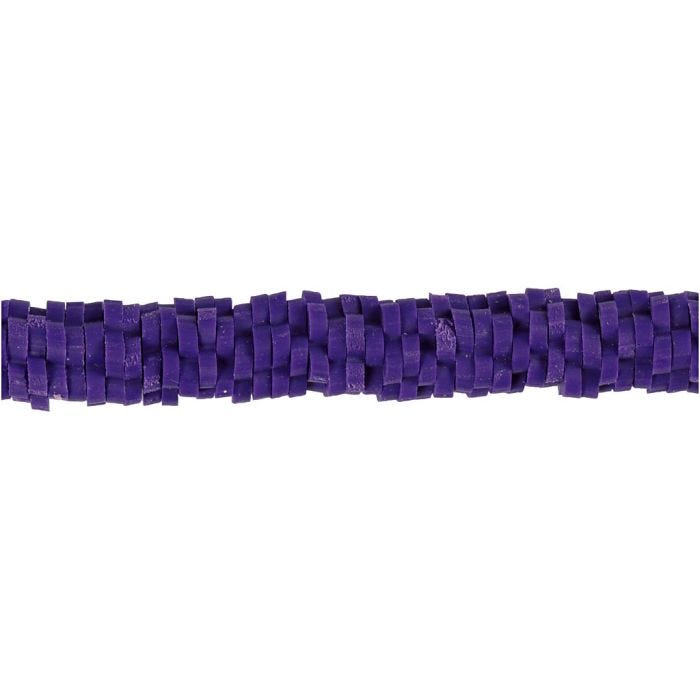 Lerpärlor, Dia. 5-6 mm, Hålstl. 2 mm, lila, 145 st./ 1 förp.