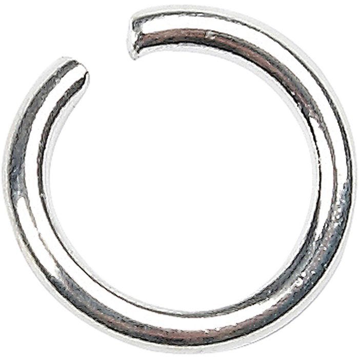 O-ring, stl. 7 mm, tjocklek 1 mm, försilvrad, 400 st./ 1 förp.