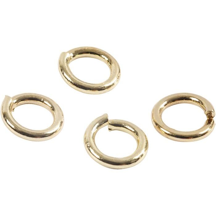 O-ring, tjocklek 0,7 mm, förgylld, 500 st./ 1 förp.