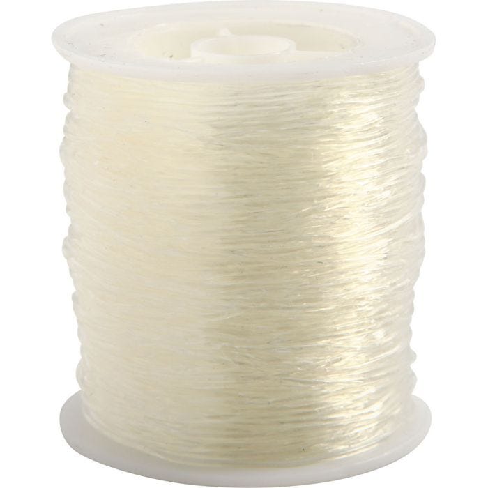 Elastisk smyckestråd, rund, tjocklek 1 mm