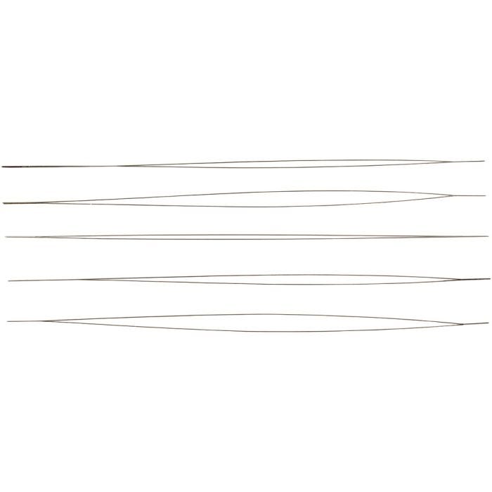 Pärlnål, L: 12 cm, tjocklek 0,25 mm, 5 st./ 1 förp.
