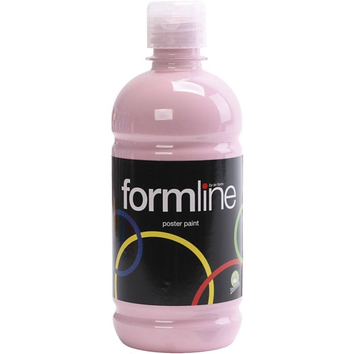 
Temperafärg Matt, rosa, 500 ml/ 1 flaska