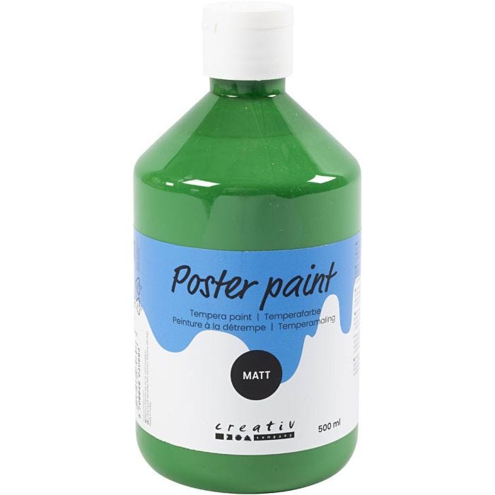 
Temperafärg Matt, mörkgrön, 500 ml/ 1 flaska