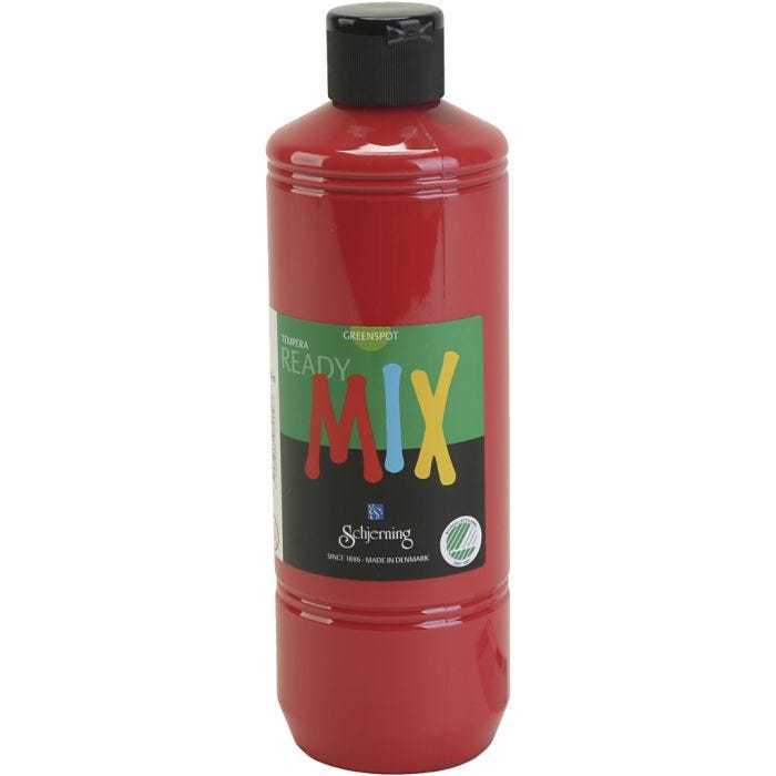 Greenspot Ready Mix, matt, röd, 500 ml/ 1 flaska