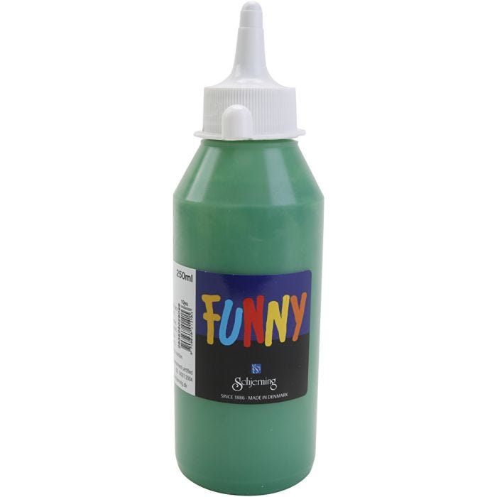 Funny fönsterfärg, grön, 250 ml/ 1 flaska