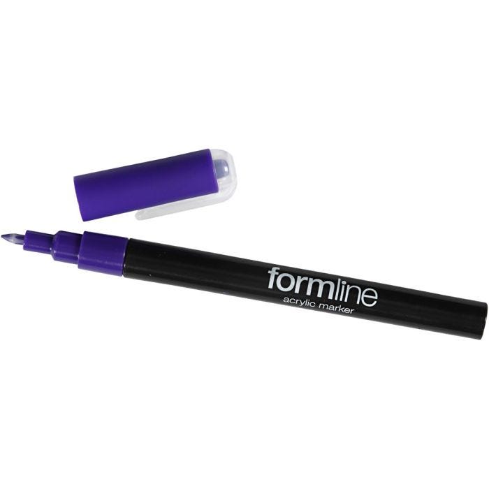 formline akrylpennor, spets 0,7 mm, lila, 1 st.