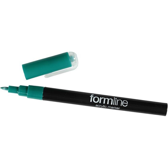 formline akrylpennor, spets 0,7 mm, grön, 1 st.
