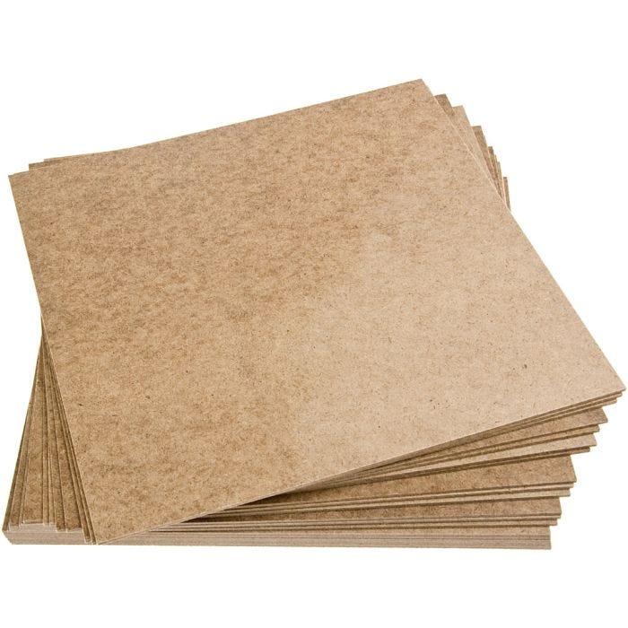 Masonitplattor, stl. 30x30x0,25 cm, 20 st./ 1 förp.