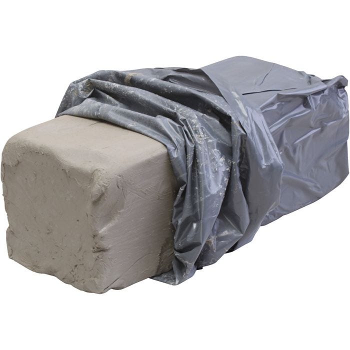 Vitbrännande rakulera med chamotte, 10 kg/ 1 förp.