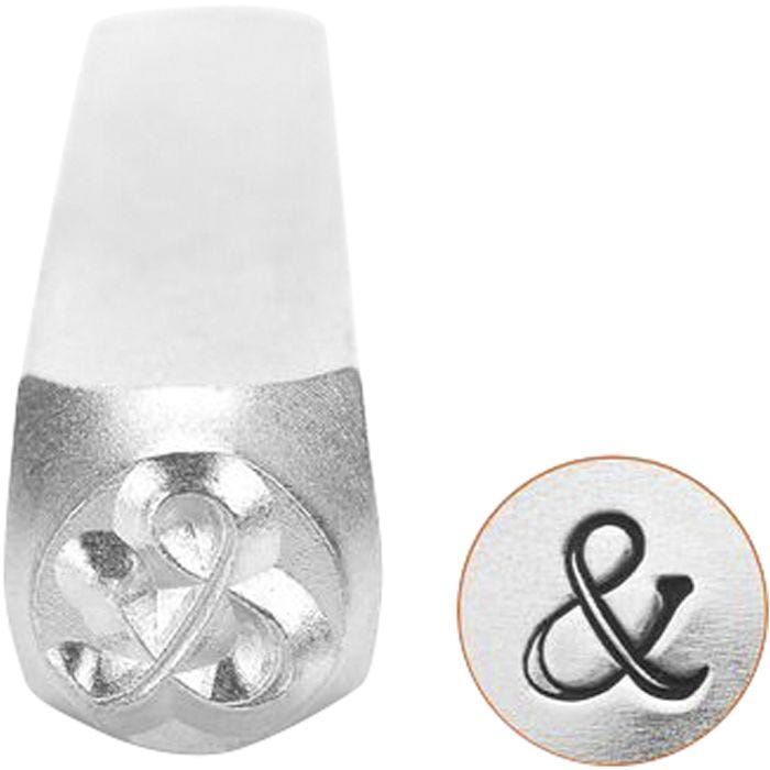 Prägelstämpel, &amp;, L: 65 mm, stl. 6 mm, 1 st.