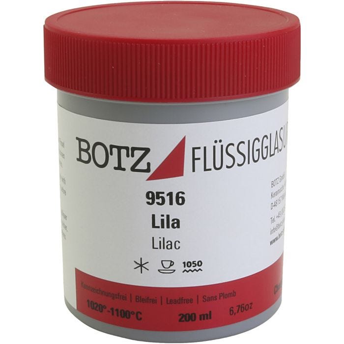 Glasyr till lera, lila, 200 ml/ 1 burk