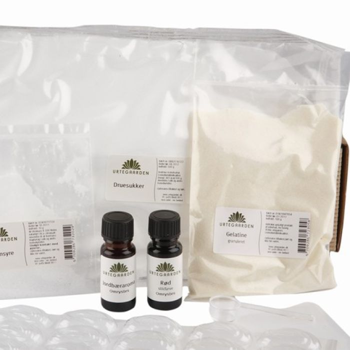 Beskrivning - vingummi med jordgubbssmak