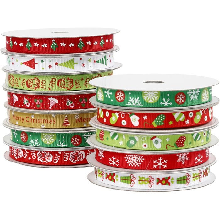 Julband, B: 10 mm, 12x3 m/ 1 förp.