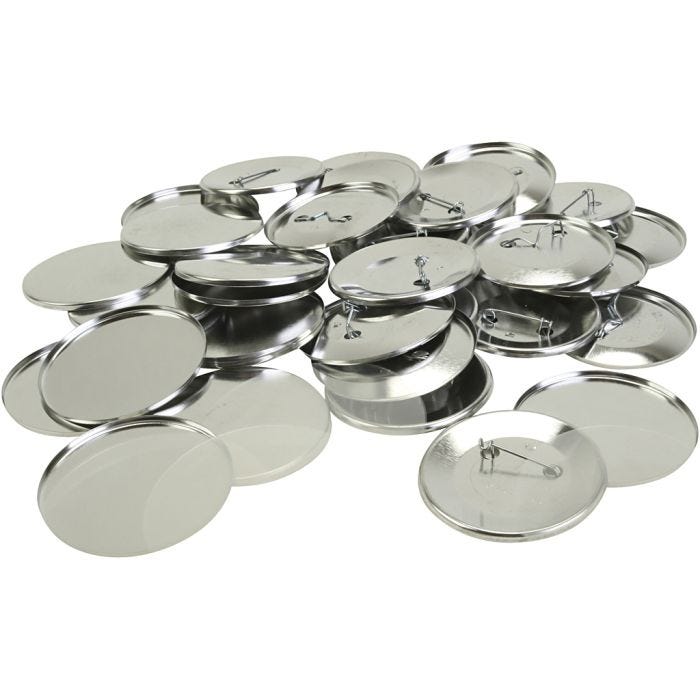 Knappar till knappmaskin, Dia. 5,5 cm, 100 st./ 1 förp.