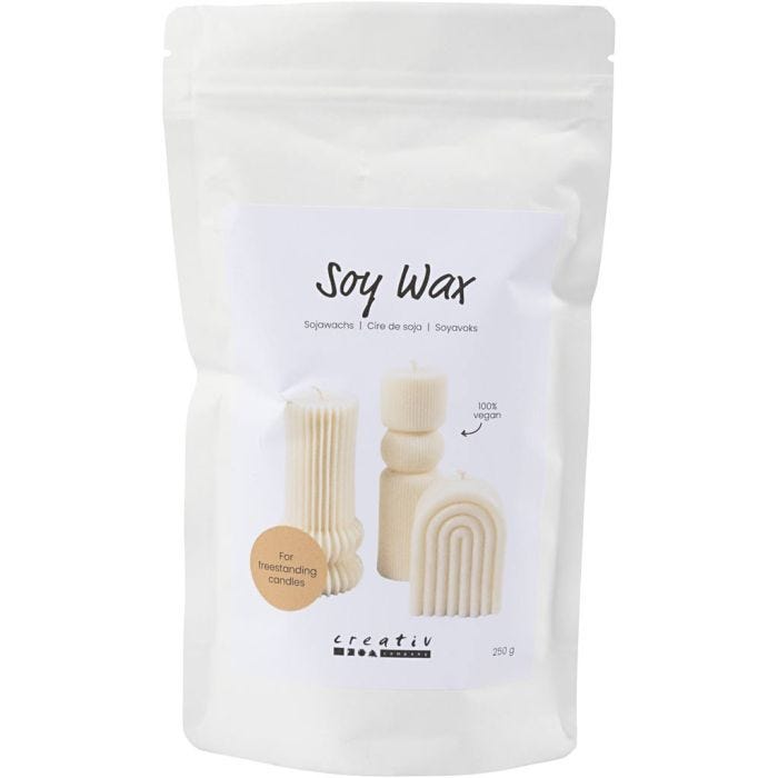 Sojavax, För fristående ljus, cream, 250 g/ 1 förp.