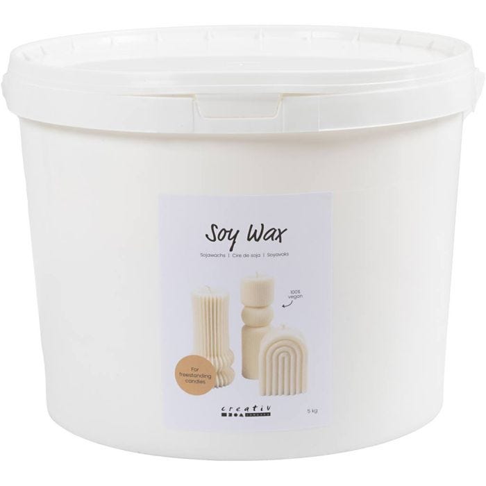 Sojavax, Till fristående ljus, cream, 5 kg/ 1 förp.