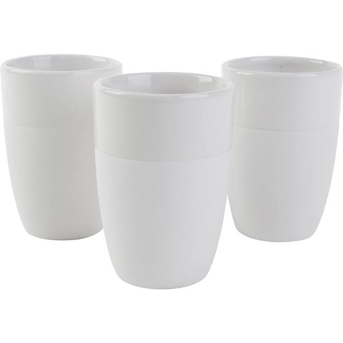 Mugg med matt yta, stl. 10x7 cm, 12 st./ 1 förp.