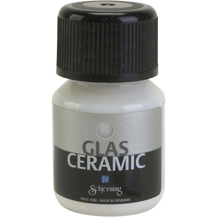 Keramik- och porslinsfärg, ljusnatur, 35 ml/ 1 flaska